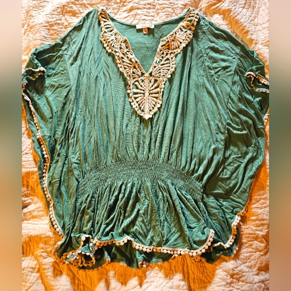 kenan woman 2xl butterfly blouse